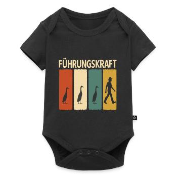 Executive Duck Duck Breeding Duck Breeding - Baby Premium short-sleeve bodysuit - black - Front