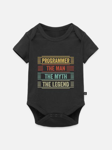 Programmierer Entwickler Programmierer - Baby Premium Kurzarmbody - Schwarz