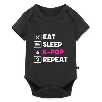 K-Pop - Body à manches courtes Premium Bébé - noir - Devant