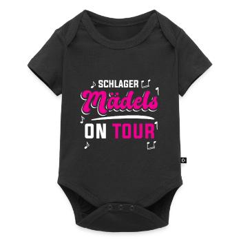 SCHLAGER MÄDELS ON TOUR - Baby Premium Kurzarmbody - Schwarz - Vorne