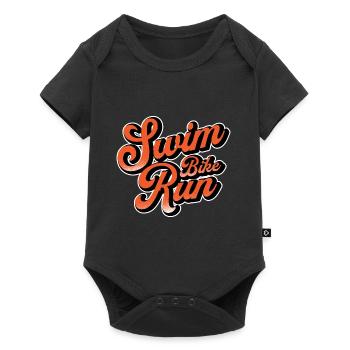 Swim Bike Run. Sports lovers. Poison - Baby Premium short-sleeve bodysuit - black - Front