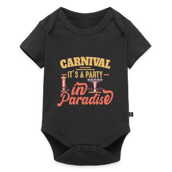 Motif de cirque pour les fans de Krimes et de clowns - Body à manches courtes Premium Bébé - noir - Devant
