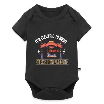 Circus motif for Krimes & clown fans - Baby Premium short-sleeve bodysuit - black - Front
