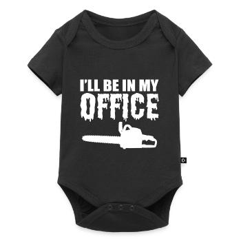 My Office Construction Worker Poison - Baby Premium short-sleeve bodysuit - black - Front