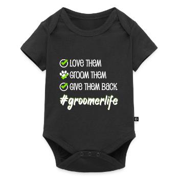 Them Groom Them Give Them Back - Baby Premium short-sleeve bodysuit - black - Front