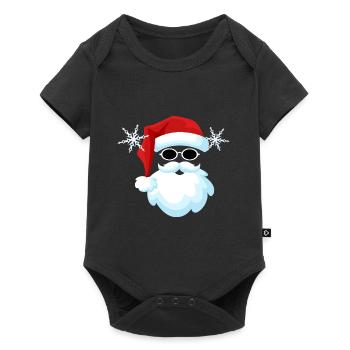 Père Noël - Body à manches courtes Premium Bébé - noir - Devant