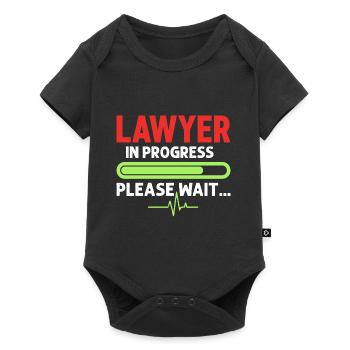 Lawyer In Progress Law Student - Baby Premium short-sleeve bodysuit - black - Front