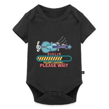 Violin - Violin Talent loading / Music Instrument - Baby Premium short-sleeve bodysuit - black - Front