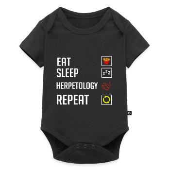 Herpetology Reptiles Herpetologist Lizards - Baby Premium short-sleeve bodysuit - black - Front