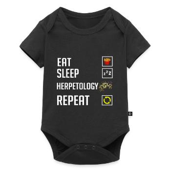 Herpetology Reptiles Herpetologist Lizards - Baby Premium short-sleeve bodysuit - black - Front