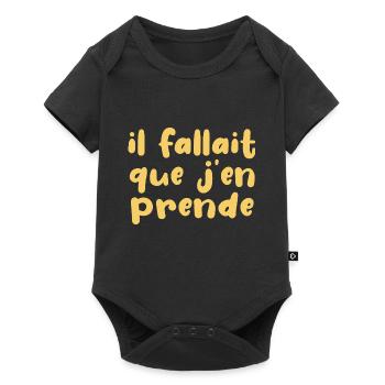 Il Fallait Que J'en Prende - Body à manches courtes Premium Bébé - noir - Devant