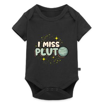 I Miss Pluto - Baby Premium short-sleeve bodysuit - black - Front