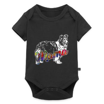 Shetland Sheepdog Shetland Sheepdog Mama - Baby Premium short-sleeve bodysuit - black - Front