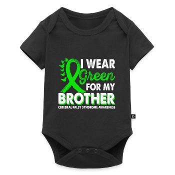 Wear green for awareness of the - Baby Premium short-sleeve bodysuit - black - Front