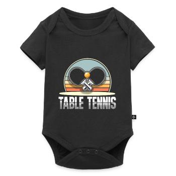 Ping-pong - Body à manches courtes Premium Bébé - noir - Devant