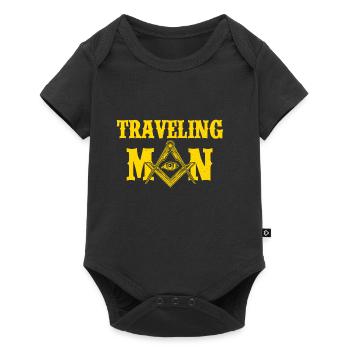 Masonic Freemasonry Fraternal - Baby Premium Kurzarmbody - Schwarz - Vorne