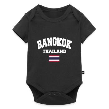 Bangkok - Baby Premium short-sleeve bodysuit - black - Front