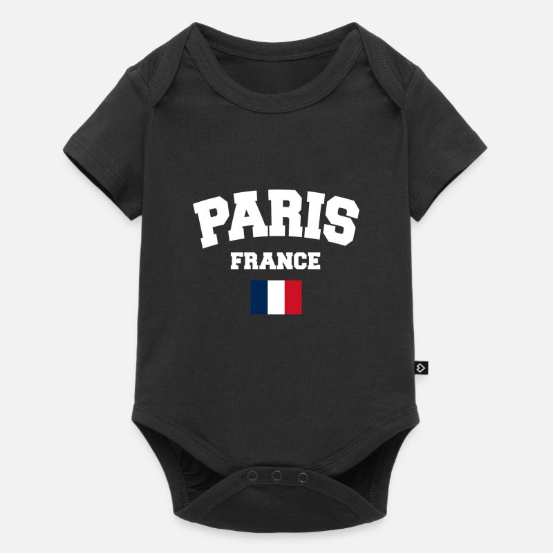 Paris - Baby Premium short-sleeve bodysuit - black