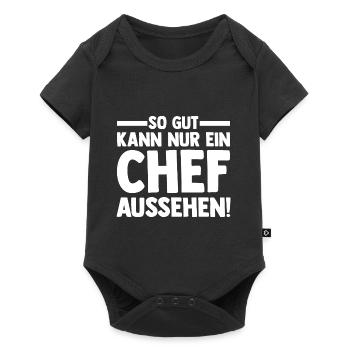 Arbeit Kollegen Büro Teamleiter Führungskraft Chef - Baby Premium Kurzarmbody - Schwarz - Vorne