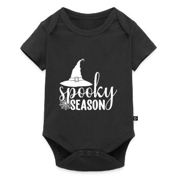 Halloween Costume Pumpkin Skeleton Horror Ghost - Baby Premium short-sleeve bodysuit - black - Front