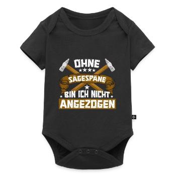 Tischler Schreiner Ohne Späne - Baby Premium Kurzarmbody - Schwarz - Vorne
