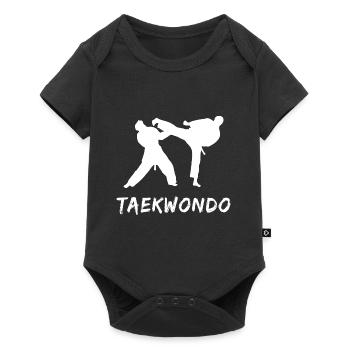 Taekwondo - Body à manches courtes Premium Bébé - noir - Devant