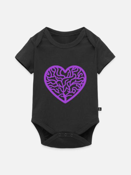 Aufklärung über Alzheimer - Baby Premium Kurzarmbody - Schwarz