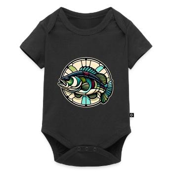 Poisson bar - Body à manches courtes Premium Bébé - noir - Devant