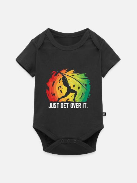Stabhochspringer-Geschenk - Baby Premium Kurzarmbody - Schwarz