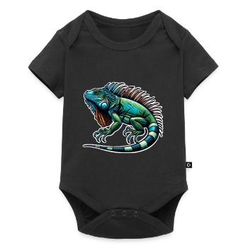 Iguana - Baby Premium short-sleeve bodysuit - black - Front