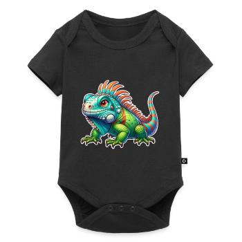 Iguana - Baby Premium short-sleeve bodysuit - black - Front