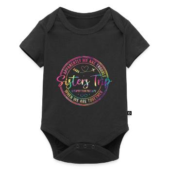 We Are Trouble Sisters Journey 2025 - Baby Premium short-sleeve bodysuit - black - Front