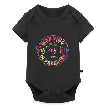 Nurses' Weekend Warning Sisters' Trip - Baby Premium short-sleeve bodysuit - black - Front