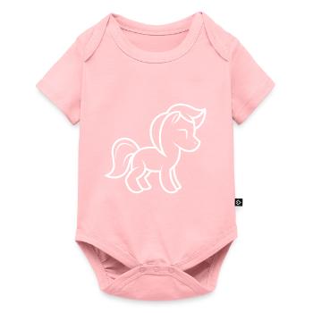 Pony - Baby Premium short-sleeve bodysuit - rose - Front