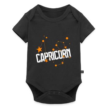 Funny Capricorn Sign Of Zodiac Horoscope Gifts - Baby Premium short-sleeve bodysuit - black - Front