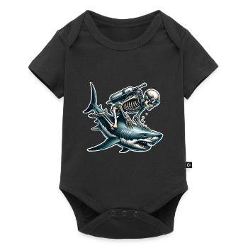 Plongeurs - Body à manches courtes Premium Bébé - noir - Devant