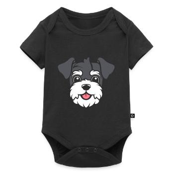 Schnauzer - Baby Premium short-sleeve bodysuit - black - Front