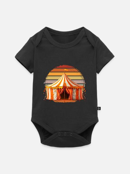 Zircus - Baby Premium Kurzarmbody - Schwarz