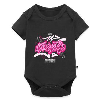 Graffiti urbain streetwear - Body à manches courtes Premium Bébé - noir - Devant