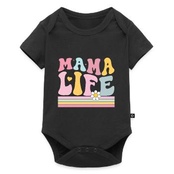 Mama Life - Baby Premium short-sleeve bodysuit - black - Front