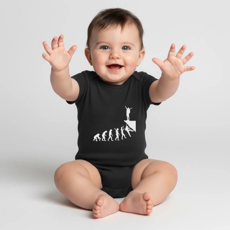 Evolution to Climb Mountaineering Evolution Baby Premium short-sleeve bodysuit