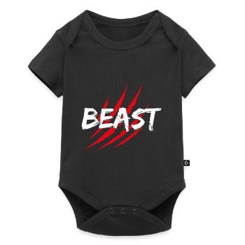 BEAST - wildcat - Baby Premium short-sleeve bodysuit - black - Front