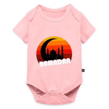 Ramadan Islamic Fasting Islamic Eid Ramadan - Baby Premium short-sleeve bodysuit - rose - Front