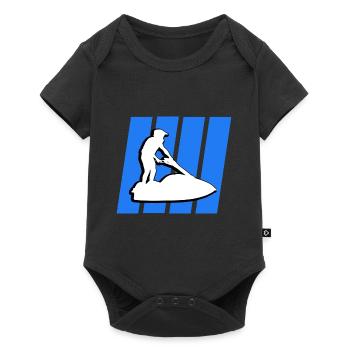 jet ski - Baby Premium short-sleeve bodysuit - black - Front