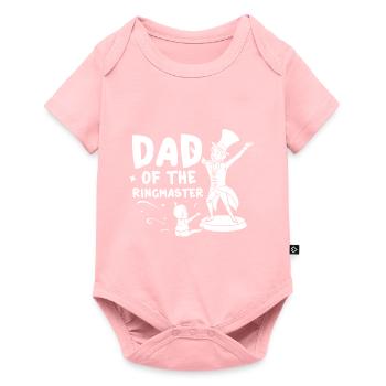 Circus Birthday Party Papa Theme Ringmaster - Baby Premium short-sleeve bodysuit - rose - Front