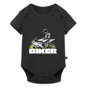 Moto Lifestyle / Moto / Motos motard - Body à manches courtes Premium Bébé - noir - Devant