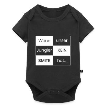 Wenn der Jungler kein SMITE hat - Baby Premium Kurzarmbody - Schwarz - Vorne