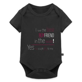 Ja, mein Freund hat das für mich gekauft. - Baby Premium Kurzarmbody - Schwarz - Vorne