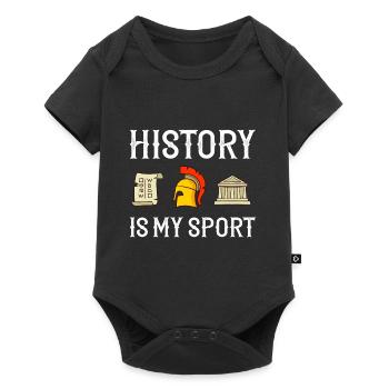Professeur d’histoire Professeur de leçon Historien - Body à manches courtes Premium Bébé - noir - Devant