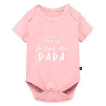 I can't I'm going to be DADA - Baby Premium short-sleeve bodysuit - rose - Front